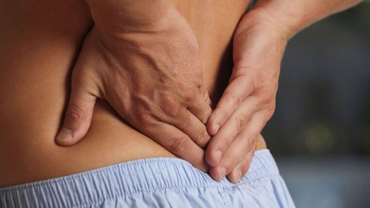 lumbar osteochondrosis کے ساتھ کمر کے نچلے حصے میں تکلیف